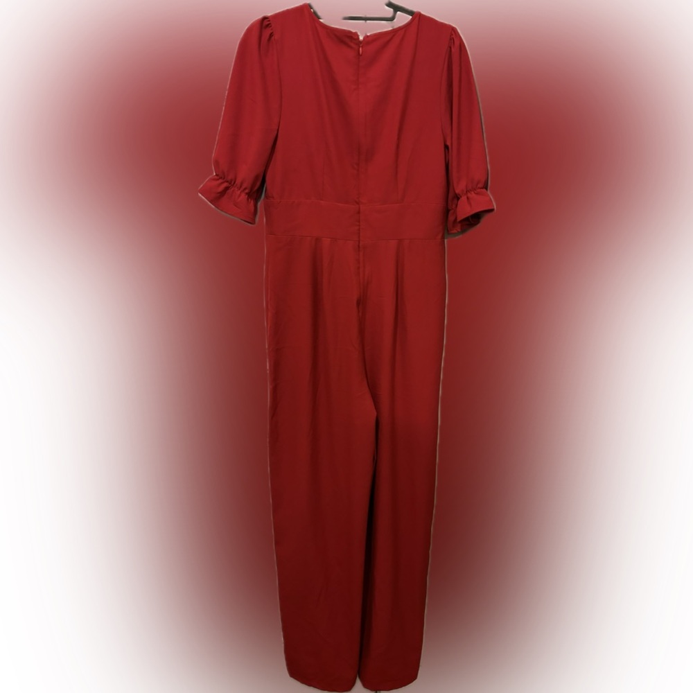 Red Juniors Large BRAND NEW WONDERLY JUMPSUIT supppper cute!
